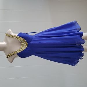 Anny Lee Women's Party Dress Royal Blue Small